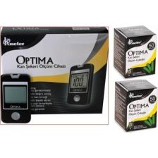 Optima Şeker Ölçümcihazı + 100 Adet Ölçümstribi