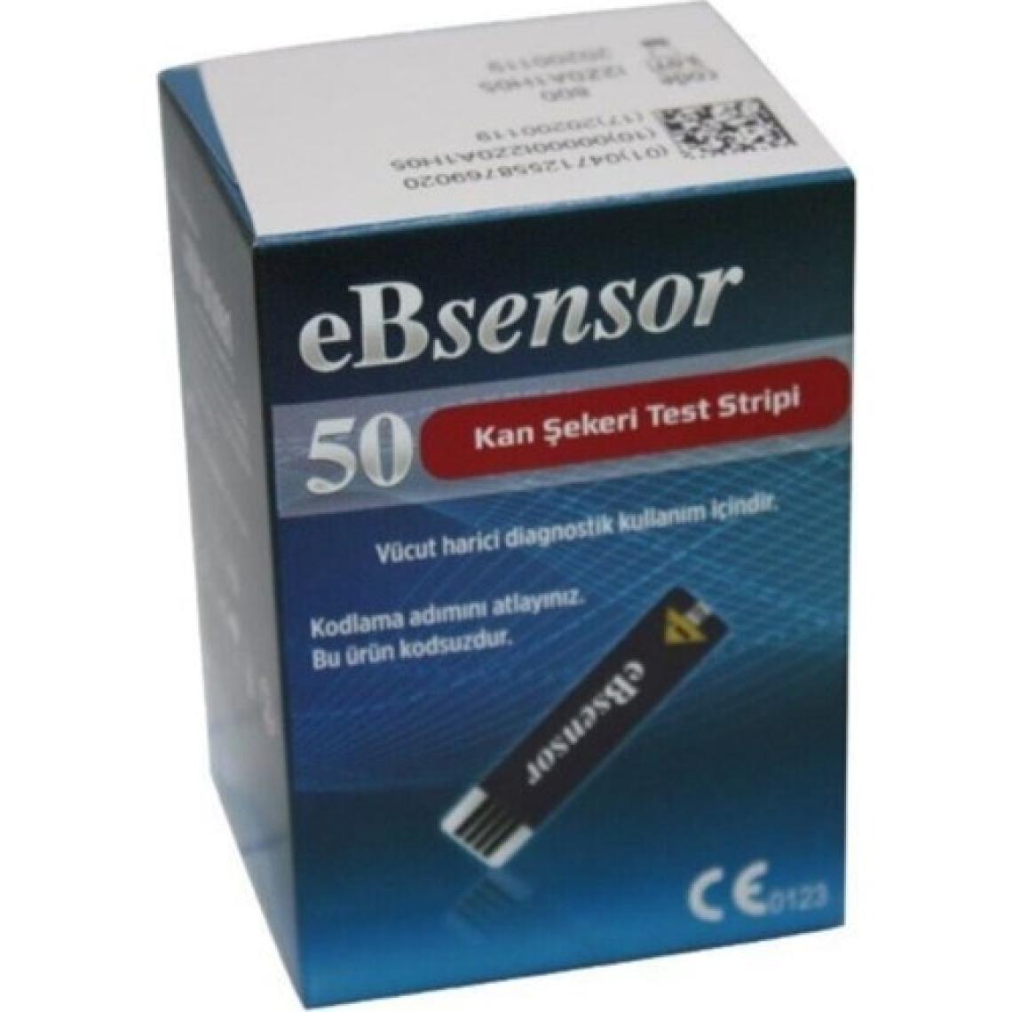 Ebsensor Kan Şeker Ölçümstribi X1 Kutu (50 Ölçüm)