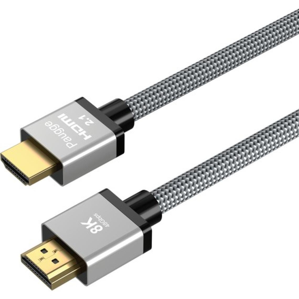 Paugge 2 Metre Ultra Sertifikalı Hdmi 2.1 Kablo - 8K@60Hz, 4K@120Hz, 4K@60Hz, eARC, HDCP 2.2, D-HDR, Dolby Vision, Dolby Atmos