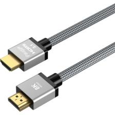 Paugge 2 Metre Ultra Sertifikalı Hdmi 2.1 Kablo - 8K@60Hz, 4K@120Hz, 4K@60Hz, eARC, HDCP 2.2, D-HDR, Dolby Vision, Dolby Atmos