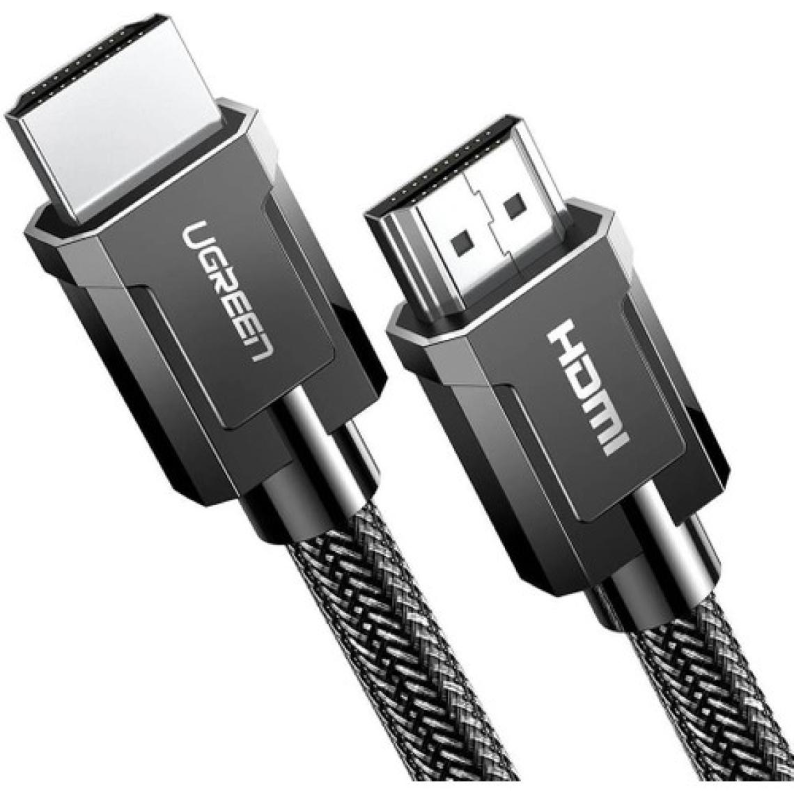 Ugreen 8k 60Hz HDMI 2.1 Örgülü Görüntü Aktarma Kablosu 2 Metre