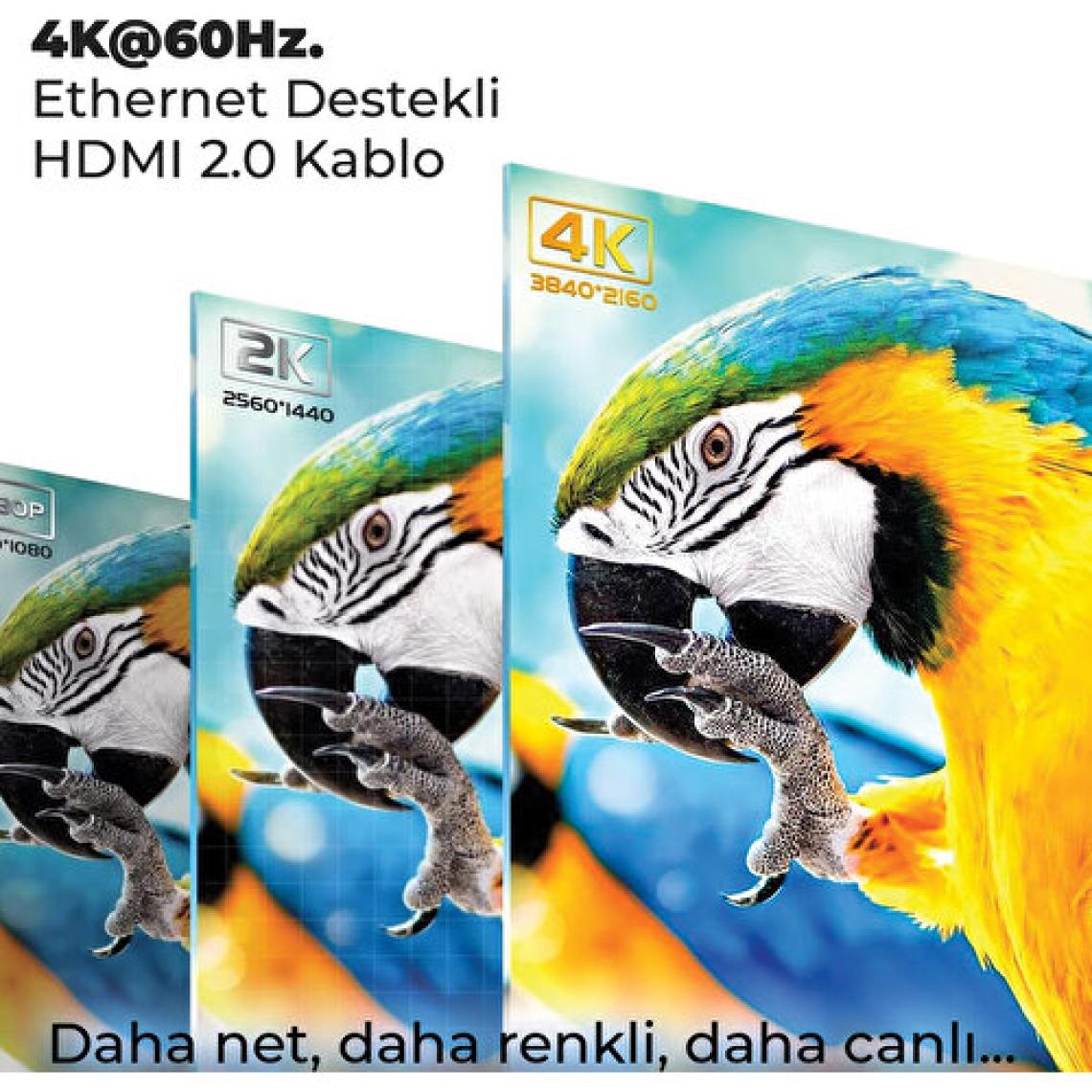 Bix NHD03 3 m 4K HDMI Kablo