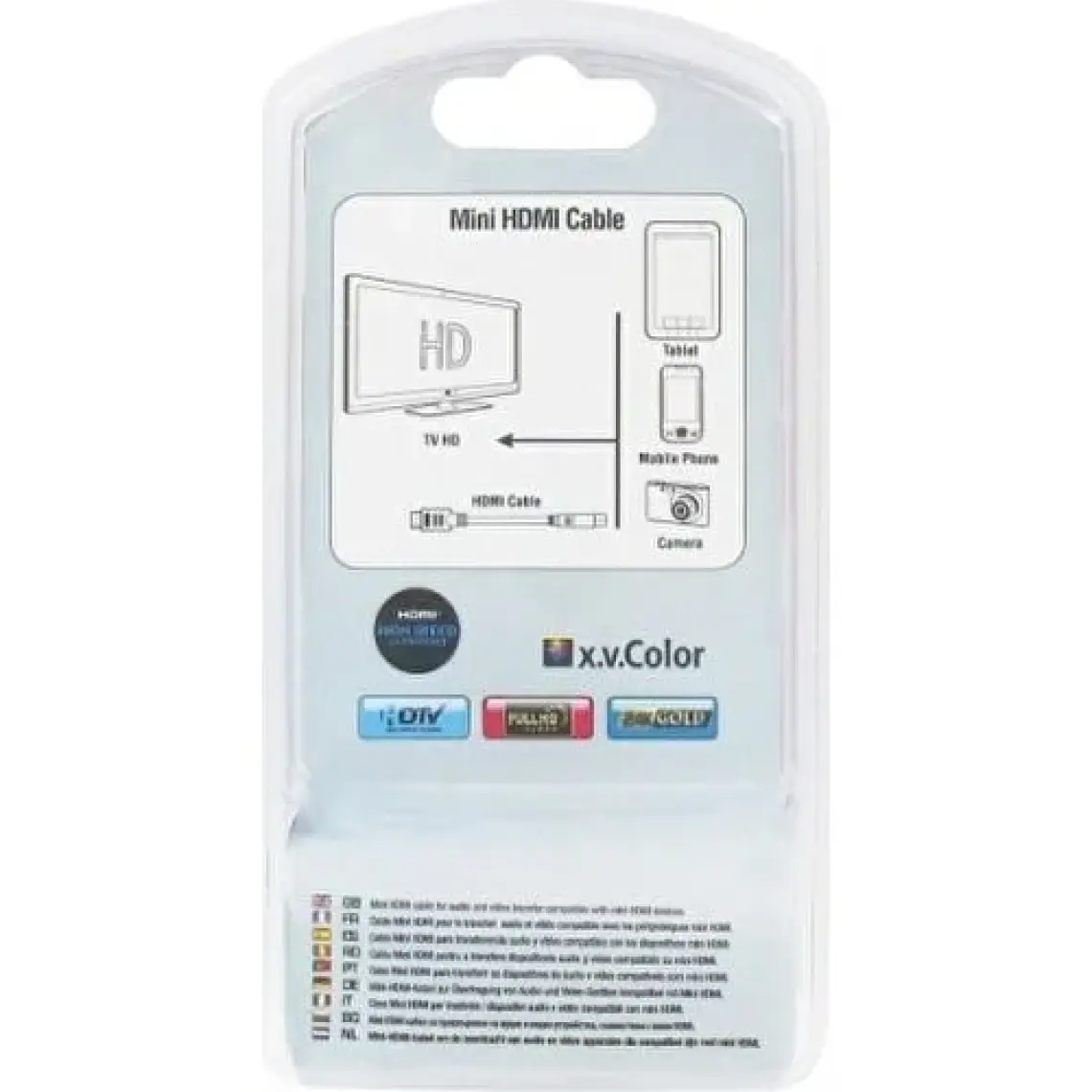Energizer LCAEHHAC2 HDMI TO Mini HDMI 1.5m Kablo