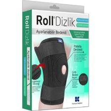 Roll Patella ve Ligament Destekli Dizlik Ayarlanabilir Bedenli