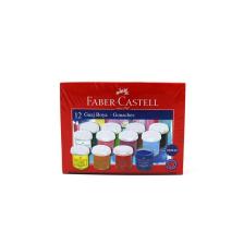 Faber 12 Renk Guaj Boya Şişe 160401