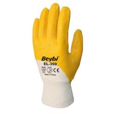Nitril Eldiven Sarı-Beyaz 10" Beybi El-350 / 288 Çift