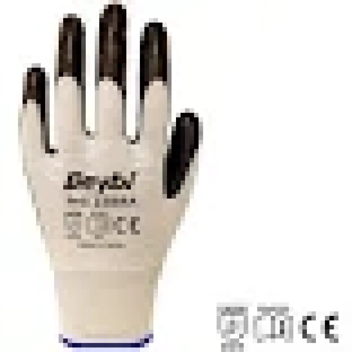 Beybi Pn5 Zebra Kırmızı Polyester Örme Nitril Eldiven