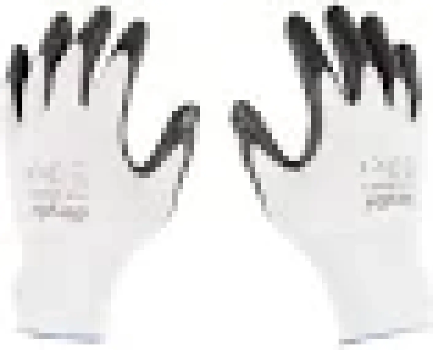Beybi Pn5 Zebra Kırmızı Polyester Örme Nitril Eldiven