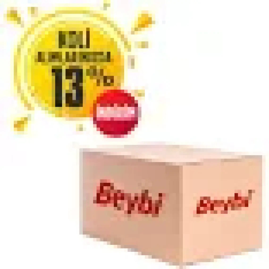 Beybi Pn5 Zebra Kırmızı Polyester Örme Nitril Eldiven
