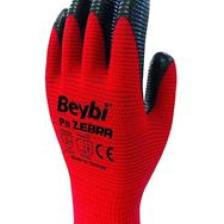 Nitril Pmk Pn5 Kırmzı Siyah 9 Beden 12li Paket