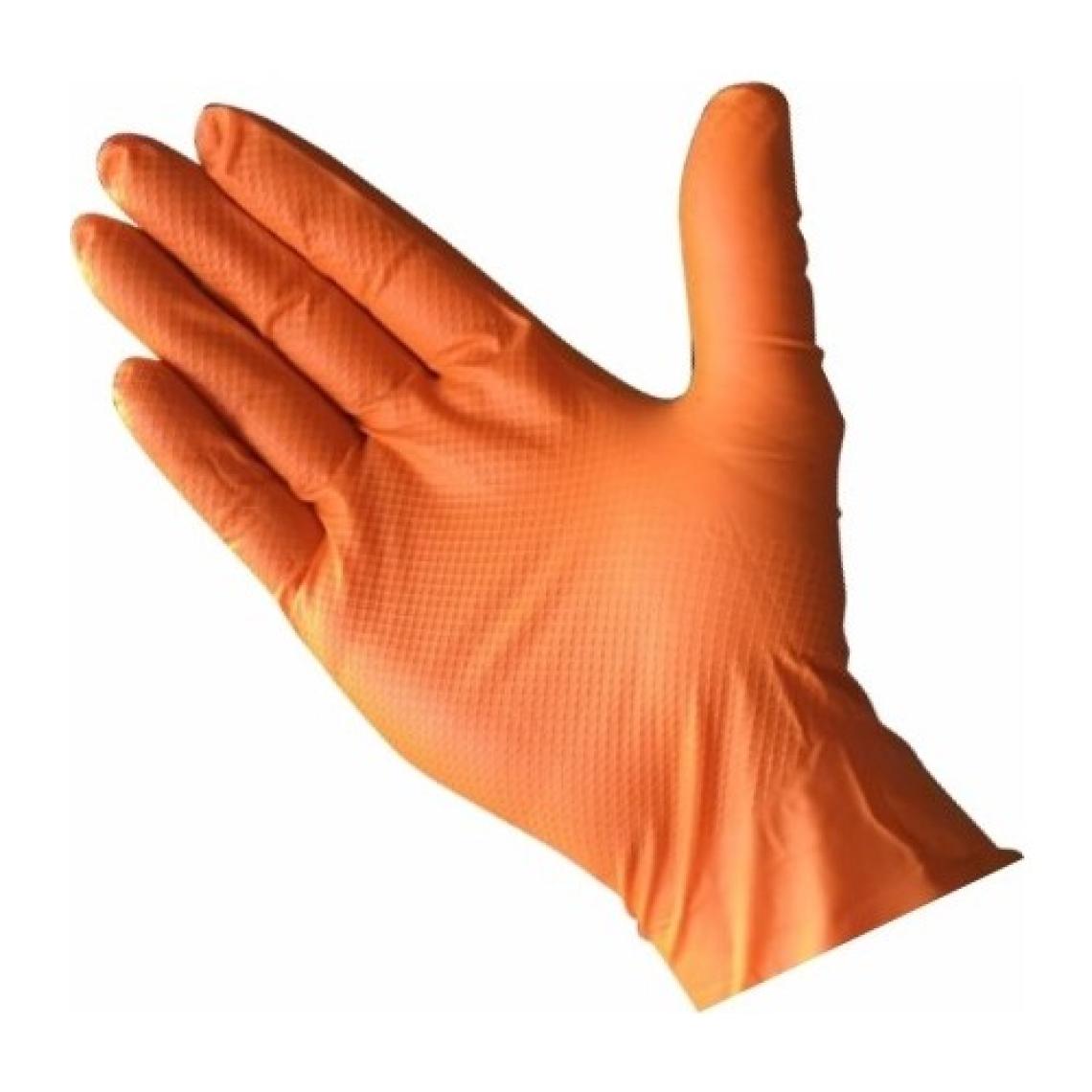 Has-Pet Masterforce Turuncu Nitril Eldiveni 50'li