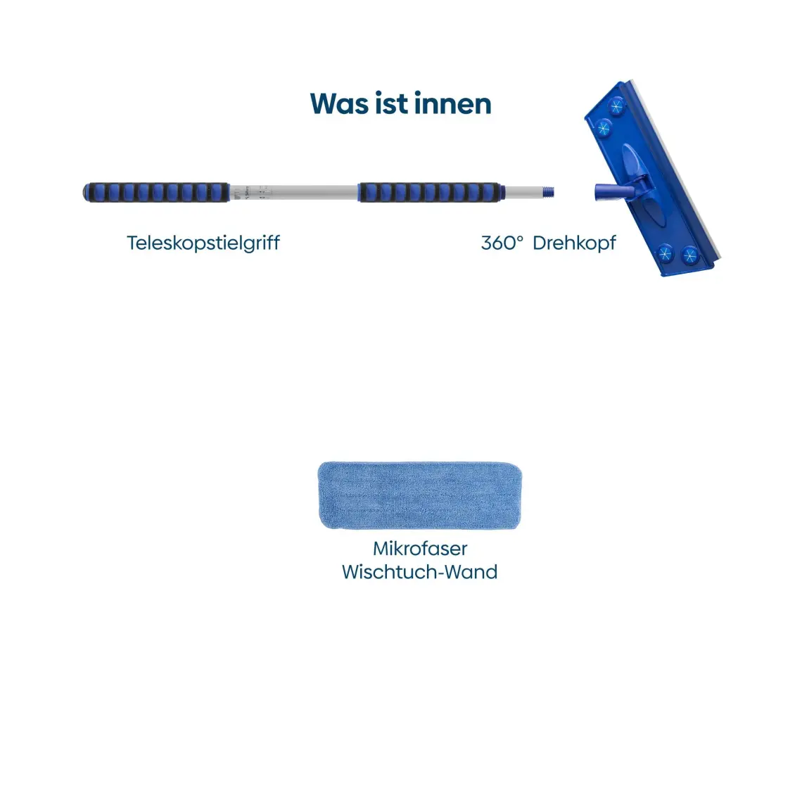Silva Tekli Duvar Mop Set