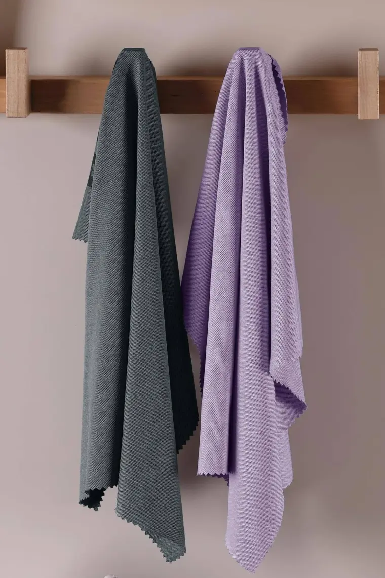 Znp Home Pine | Microfiber 2'li 40X40 cm Klasik Cam Temizlik Bezi