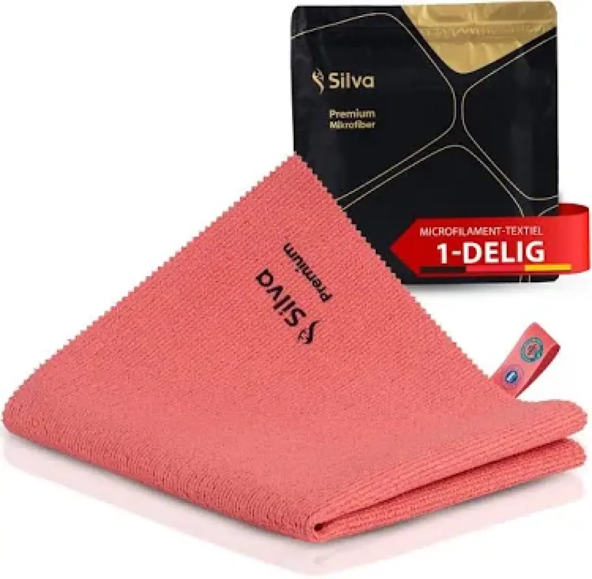 Silva Premium Özel Dokulu Mikrofiber Çok Amaçlı Bez Fuşya