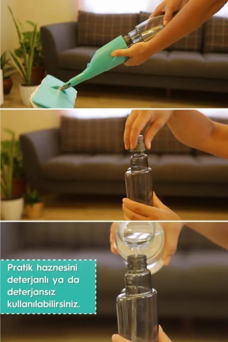 Smarter Shiny Sprey Mop + Yedek Mop