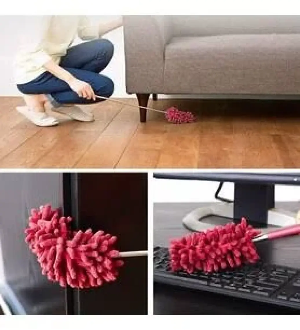 Itc Store Teleskopik Mikrofiber Pratik Uzayabilen Toz Alma Fırçası Aparatı