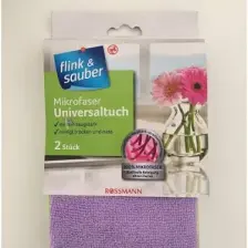 Flink & Sauber Mikrofiber Çok Emici Genel Temizlik Bezi 32 x 35 cm 2 Adet