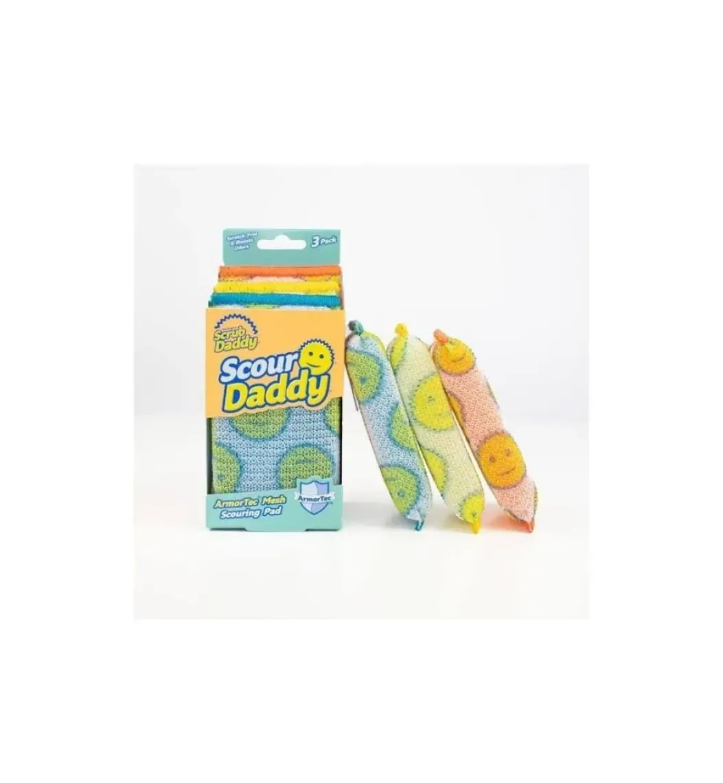 Scrub Daddy Scour Daddy 3'lü Set
