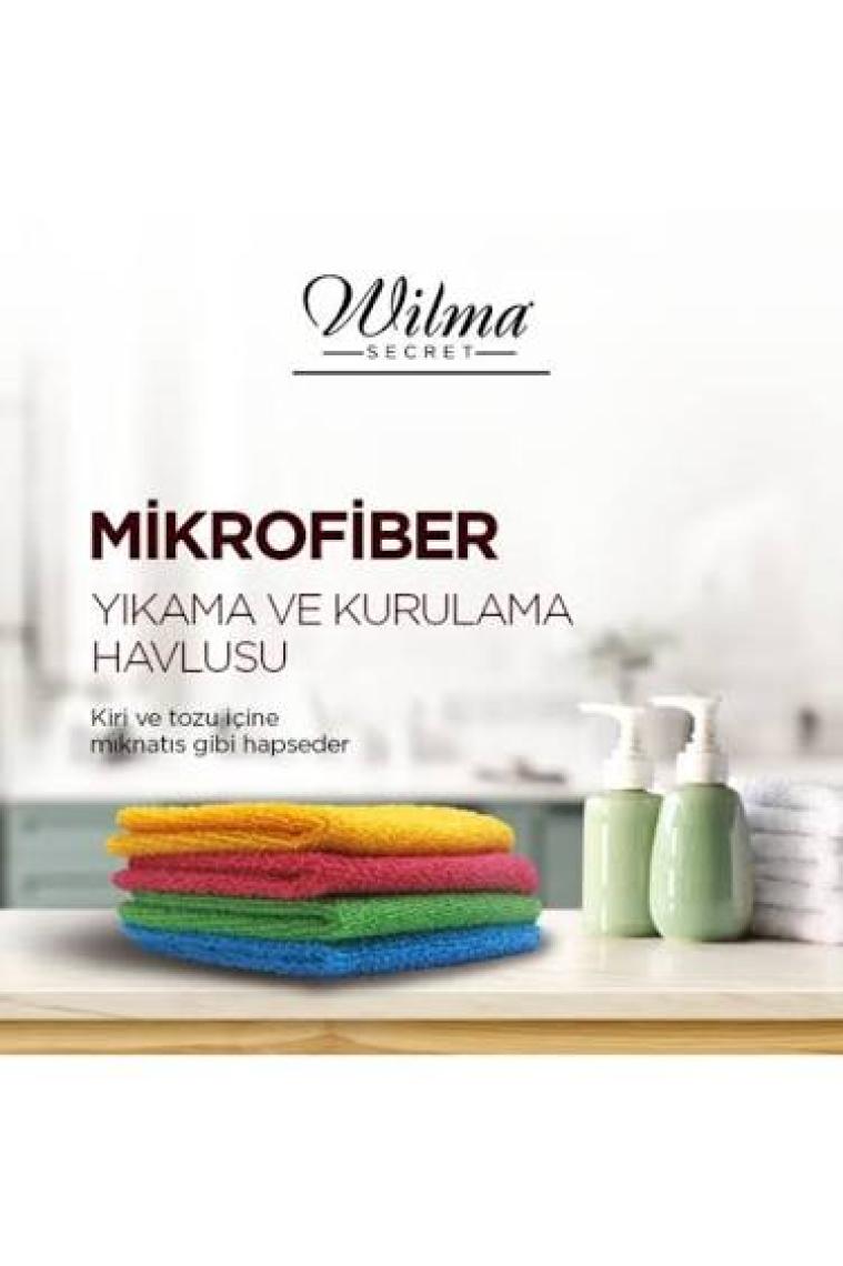 Wilma Secret 8' Li Trend Mikrofiber Temizlik Bezi