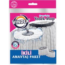 Vindex Otomatik Mikrofiber Yedek Mop 2'li