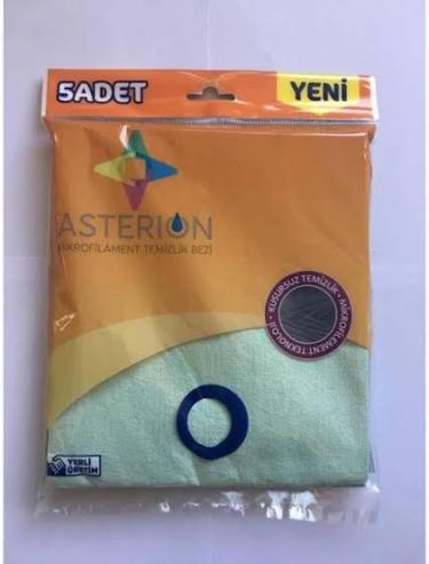 Asterion Genel Amaçlı Mikrofilament Temizlik Bezi 40X40 Sarı