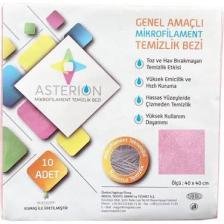 Asterion Genel Amaçlı Mikrofilament Temizlik Bezi 40X40 Sarı
