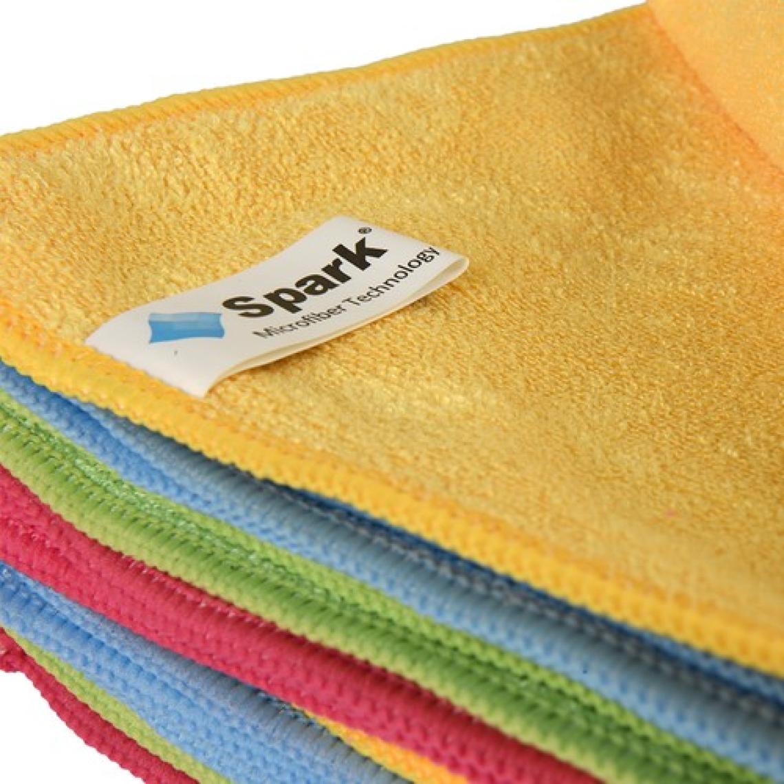 Spark Mikrofiber Kadife Dokulu Genel Temizlik Bezi 40 x 40 cm 60 gr 8'li