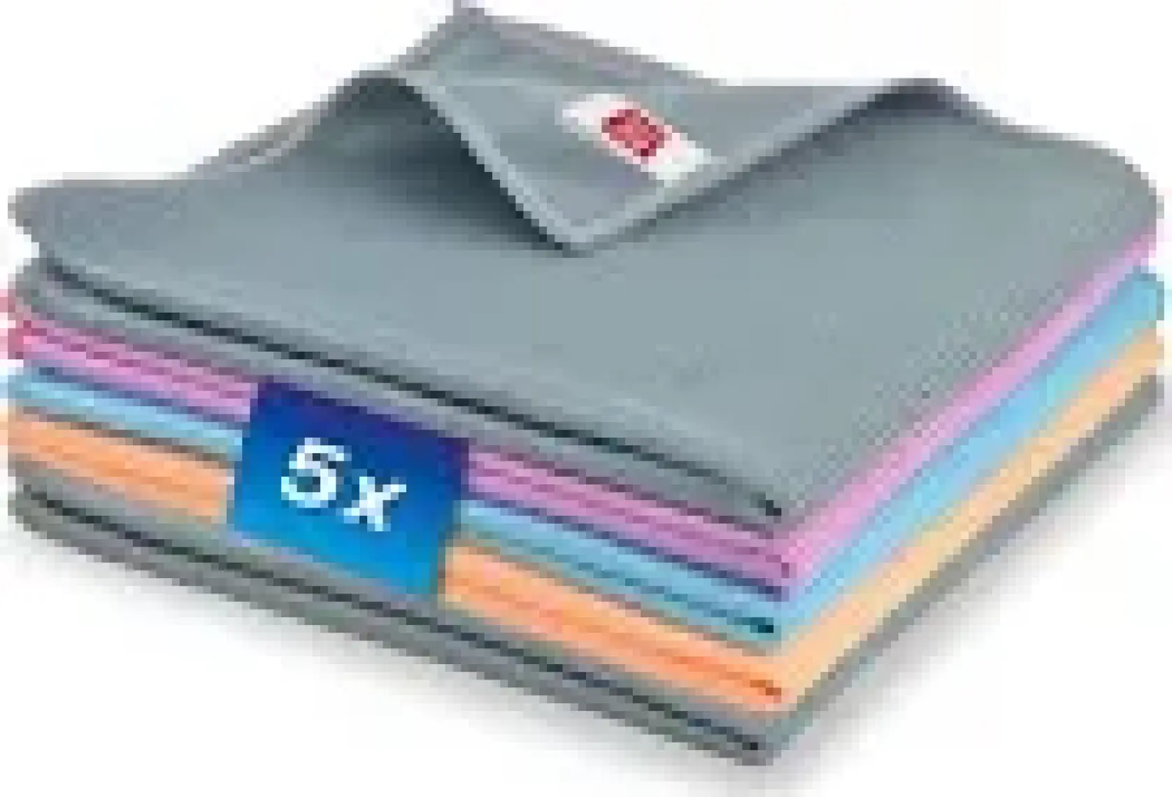 Cleanshe Premium Mikrofiber Ekstra Kalın Cam Bezi 5'li Set 40X40
