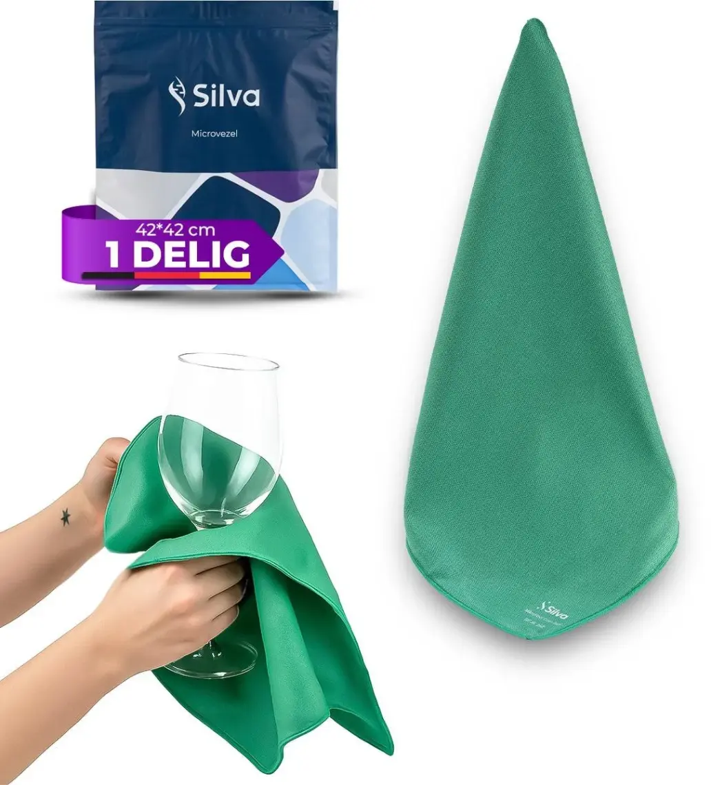 Silva Mikrofiber Cam Bezi Yeşil