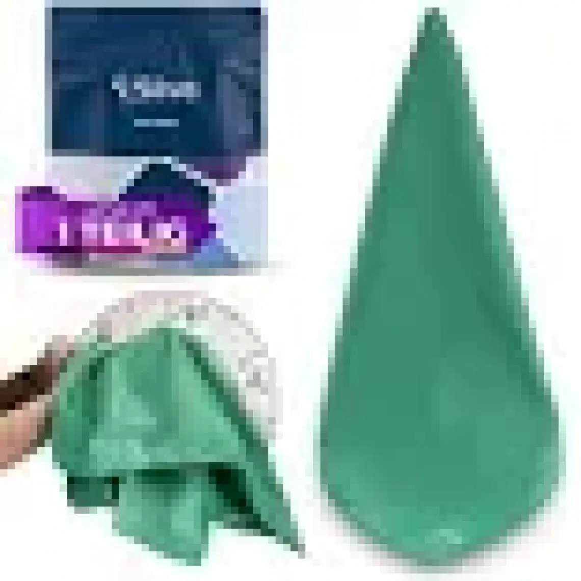 Silva Mikrofiber Cam Bezi Yeşil