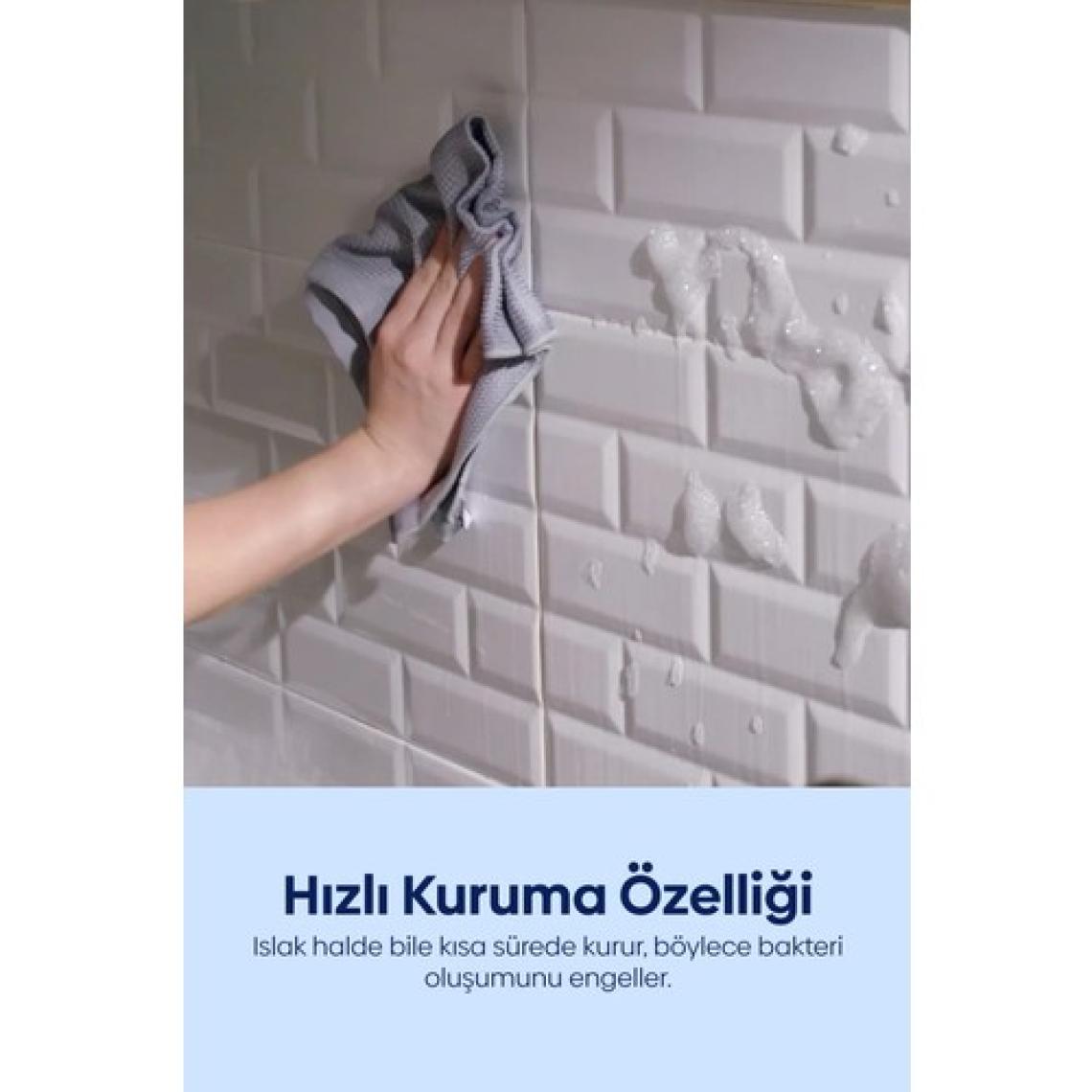 Silva Premium Mikrofiber Banyo Temizlik Bezi - 40 x 40 cm, İz Bırakmayan, Hızla Kuruyan ve Dayanıklı