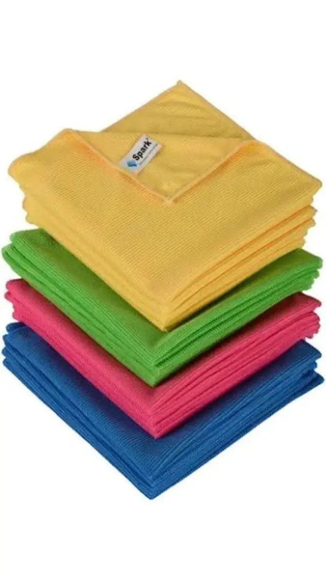 Spark Mikrofiber Genel Temizlik Bezi Çok Renkli 8 Adet 40 x 40 cm 45 G 769588306777