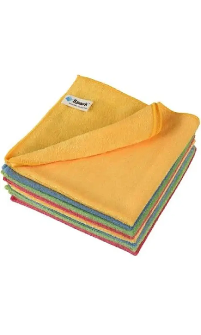 Spark Mikrofiber Genel Temizlik Bezi Çok Renkli 8 Adet 40 x 40 cm 45 G 769588306777
