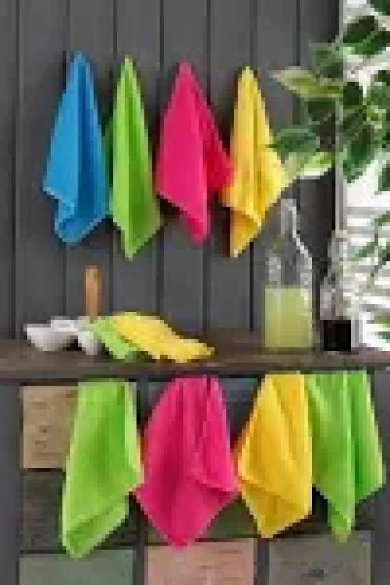 Fushia Mikrofiber Cam Temizleme Bezi 10'lu Set