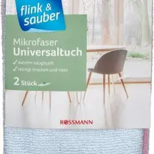 Flink & Sauber Mikrofiber Çok Emici Genel Temizlik Bezi 32 x 35 cm 2 Adet