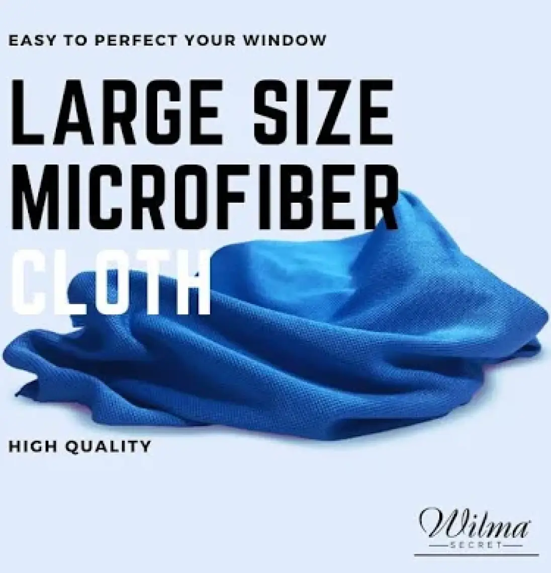 Wilma Secret Mikrofiber Cam Temizlik Bezi 40X40 4'lü Paket