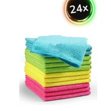 Wilma Secret Çok Amaçlı Mikrofiber Temizlik Bezi 24 Adet 30X30 cm - Mutfak Bezi, Araç Bezi