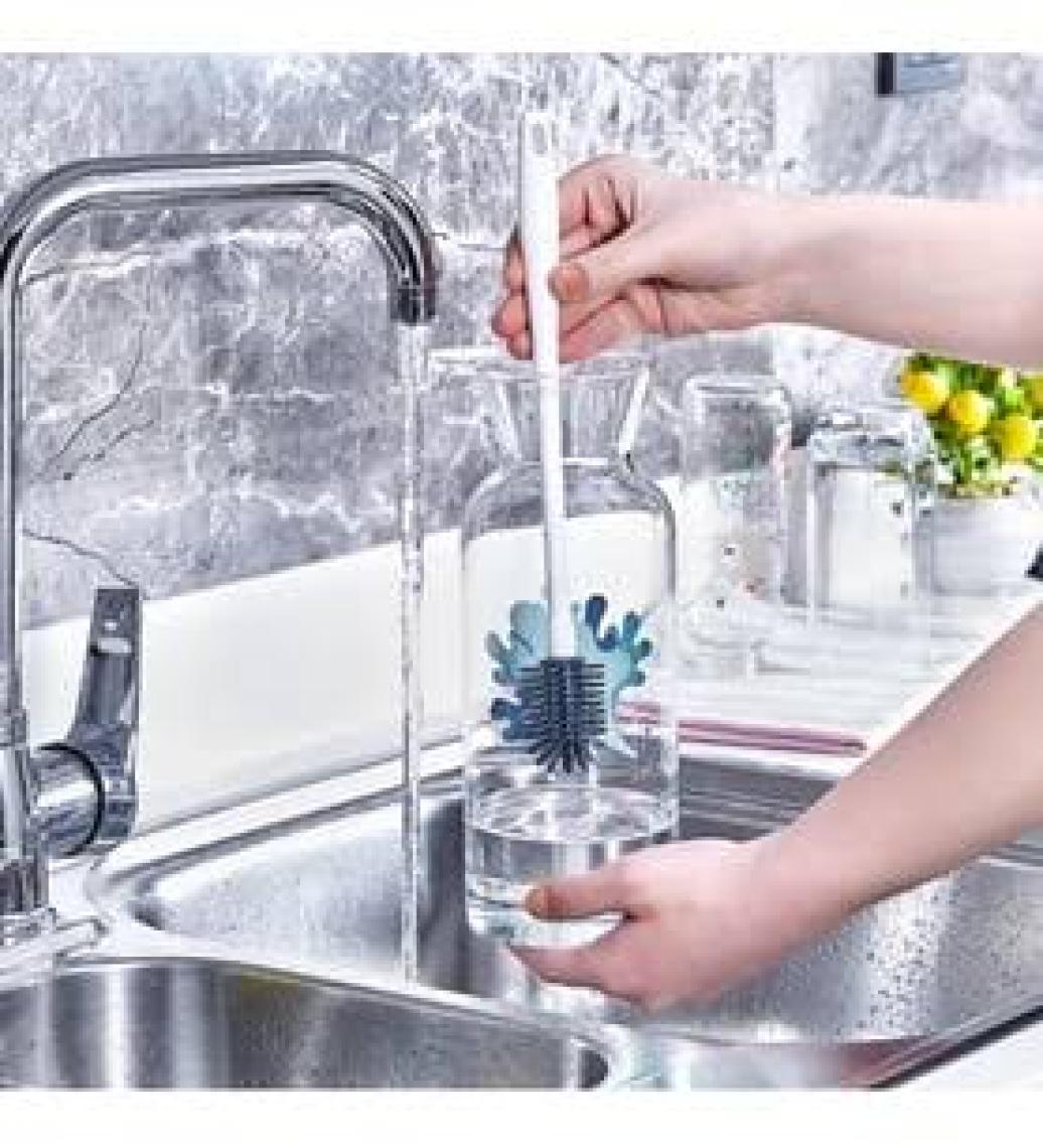 Lisinya Silikon Biberon  ve Şişe Temizleme Fırçası