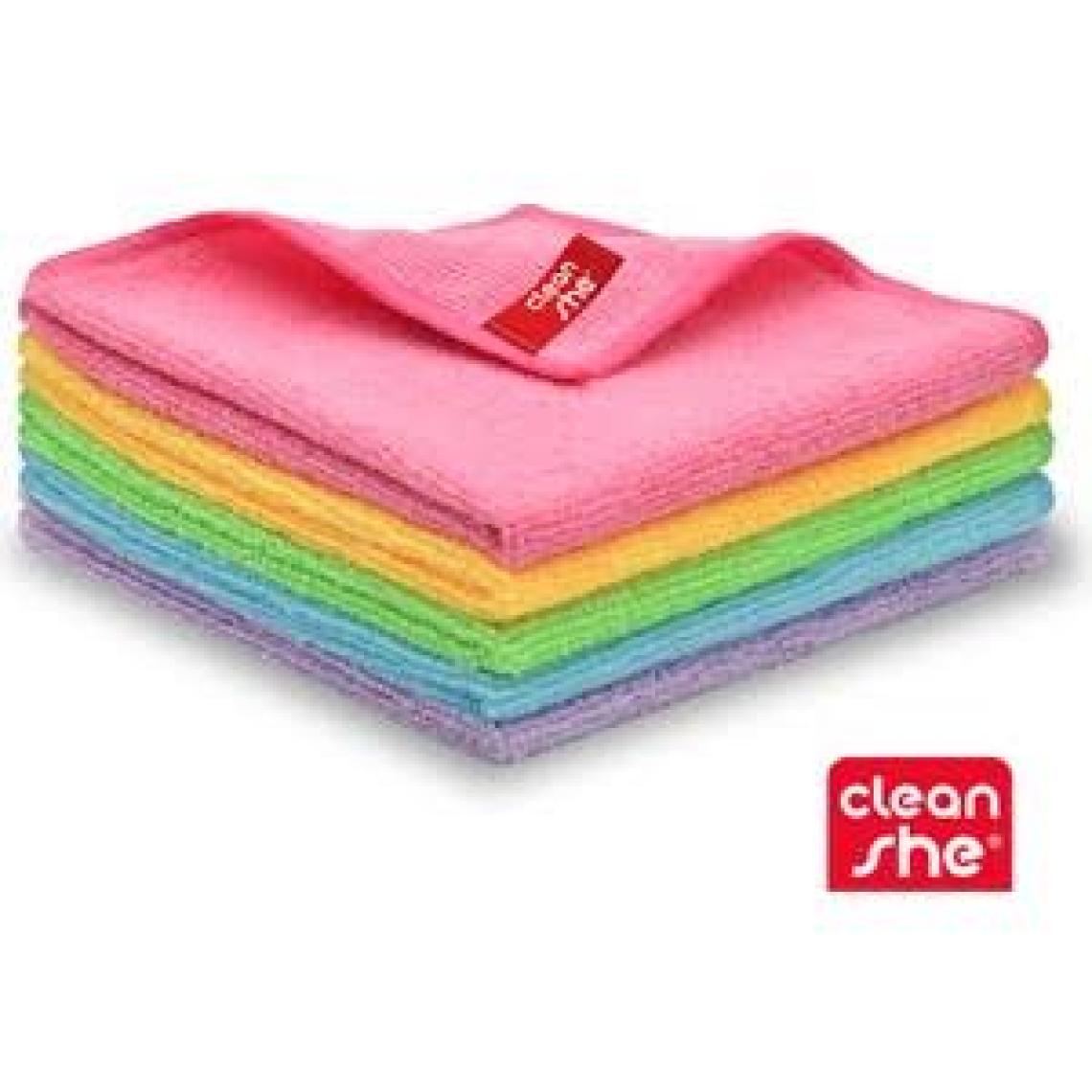 Cleanshe Klasik Seri Temizlik Mikrofiber Temizlik Bezi 5'li Set 32X32
