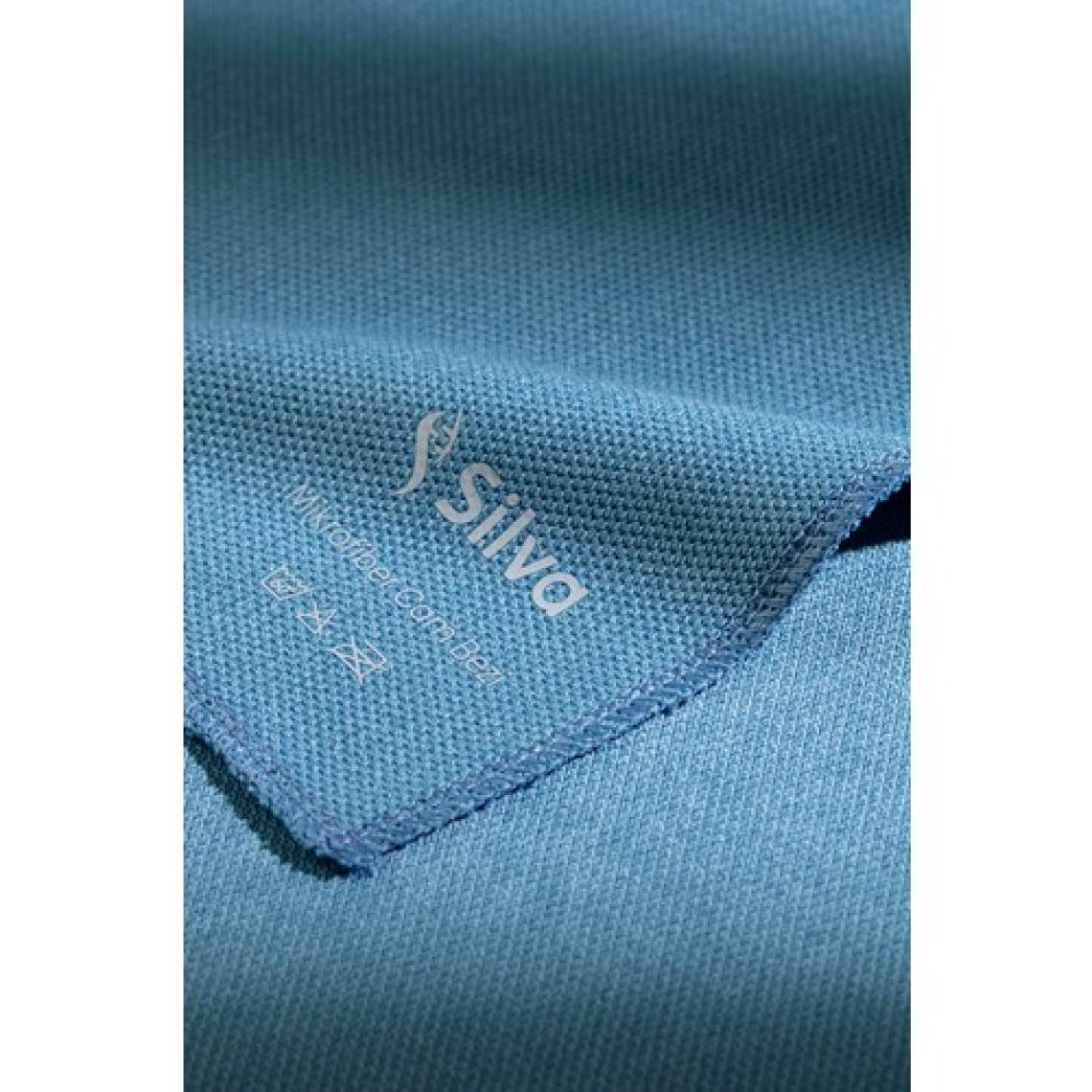Silva Mikrofiber Tekli Cam Bezi Mavi