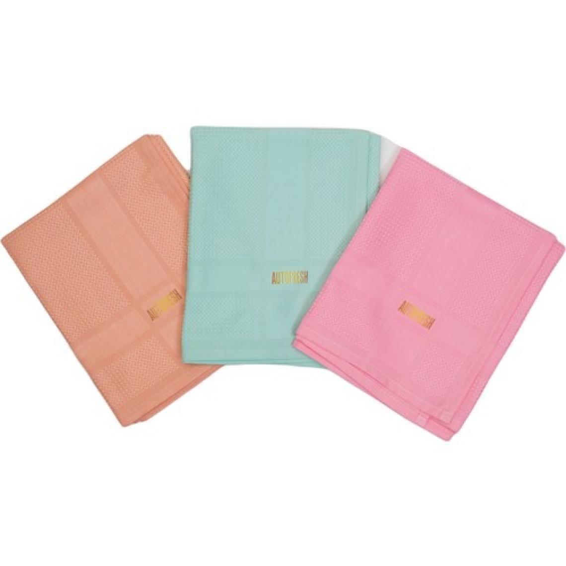 Auto Fresh Autofresh Mikrofiber Temizlik Cam Mutfak Bezi 3'lü Set Sihirli Bez Orjinal 40X60 cm 3 Adet Açık Renk