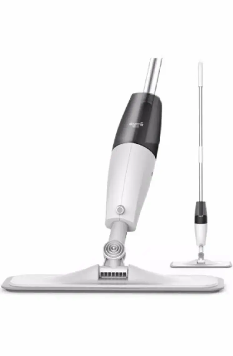 Deerma 360 Derece Dönen Su Püskürtmeli Sprey Mop Paspas (İthalatçı Garantili)