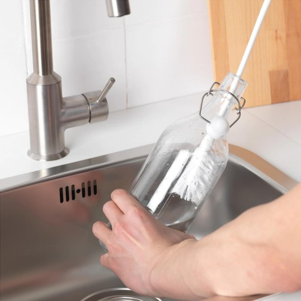 IKEA Şişe-Biberon Temizleme Fırçası, Beyaz 43 cm Fırça Bulaşık Fırçası