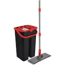 Proff Black Style Flat Mop Seti