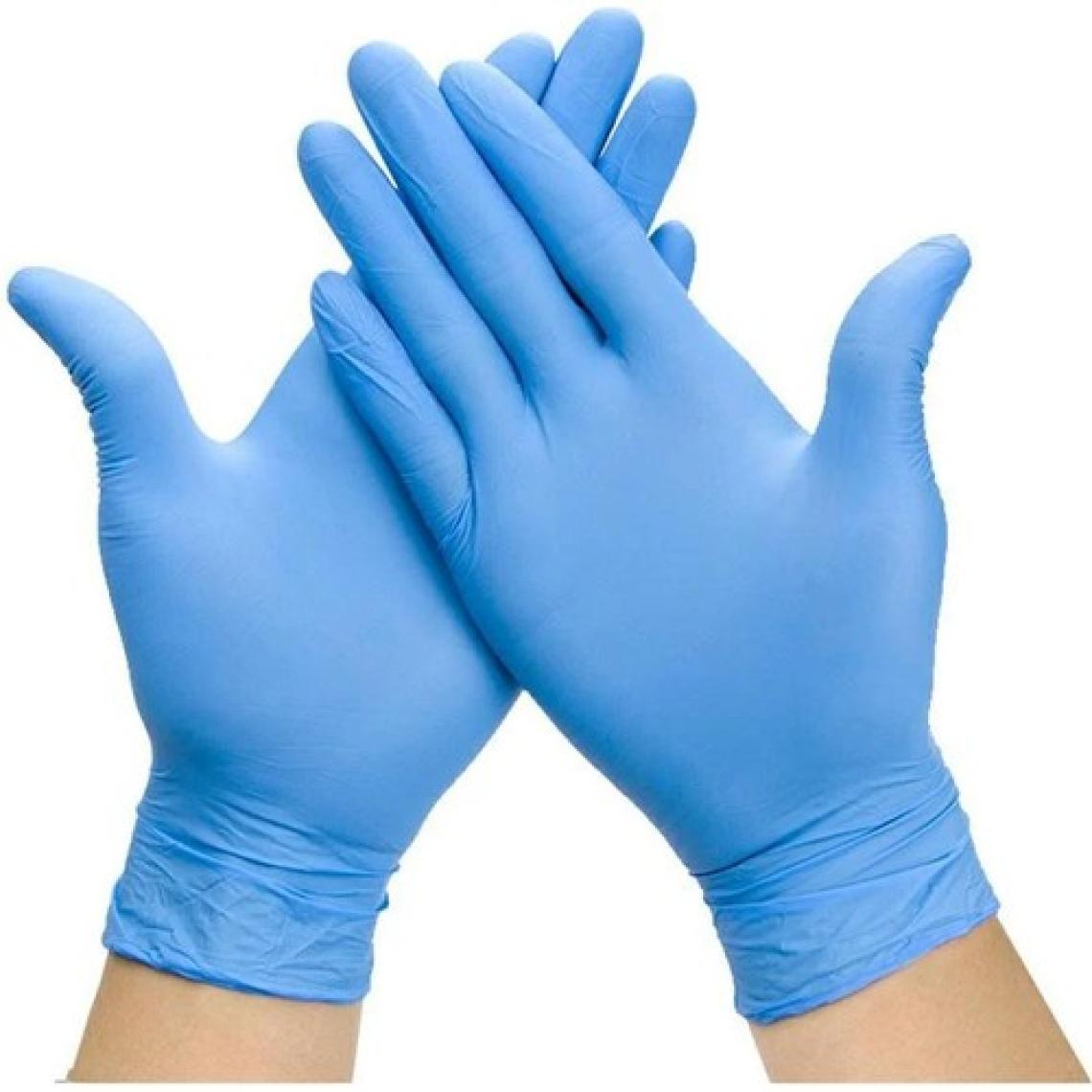 Dolphin Mavi Nitril Eldiven Pudrasız (M) 100lü Paket 3 Adet