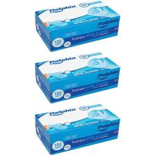 Dolphin Mavi Nitril Eldiven Pudrasız (L) 100lü Paket 3 Adet