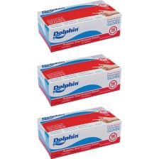 Dolphin Beyaz Vinil Eldiven Pudrasız (S) 100lü Paket 3 Adet