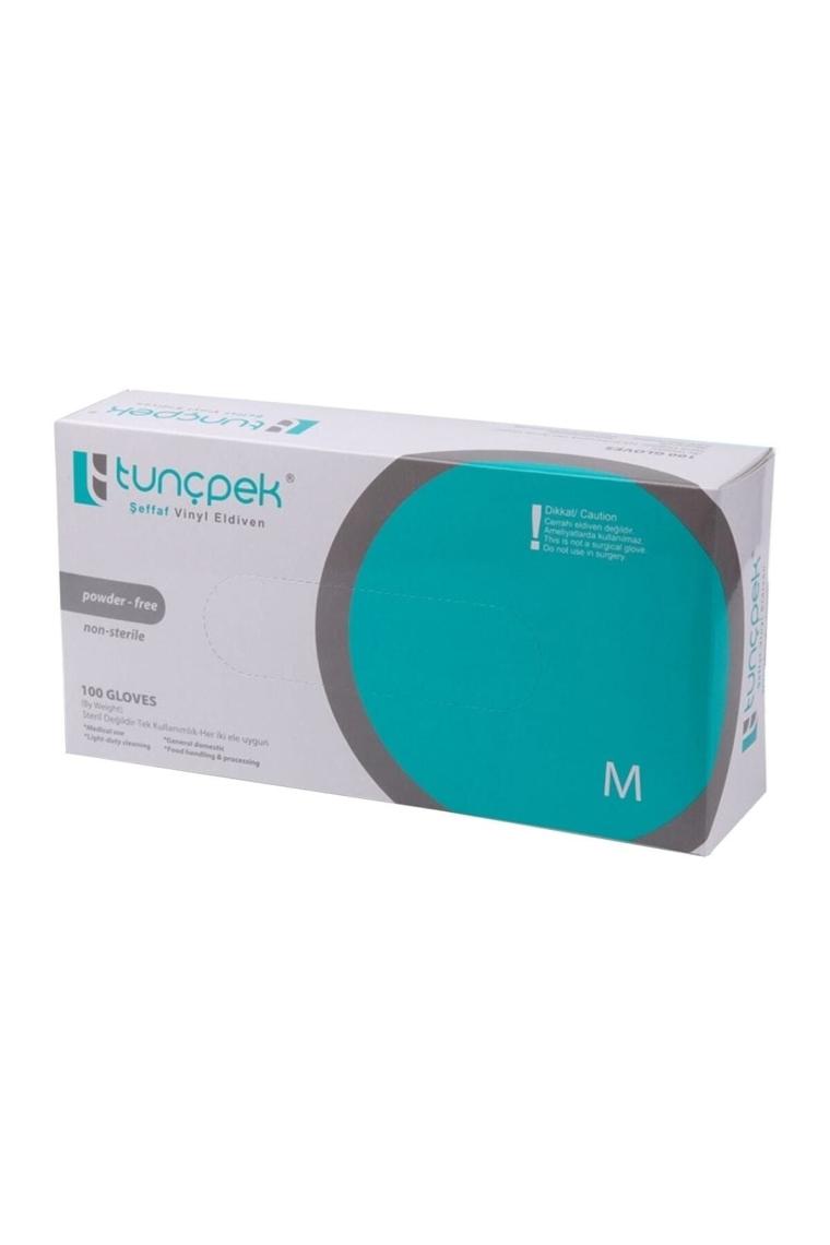 Medium  100 Lü Vinil Pudrasız Eldiven