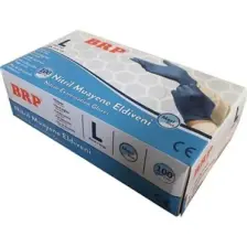 Brp Nitril Mavi Pudrasız Eldiven Large