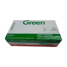 Green Pudralı Eldiven L  (42) Beden Büyük Boy Beyaz